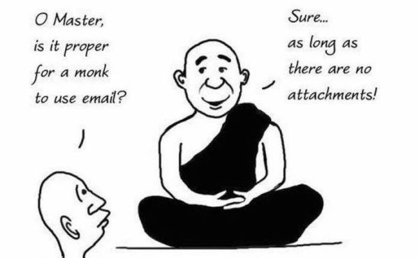 Monk funny attachment comic