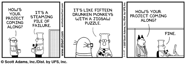 Dilbert project status