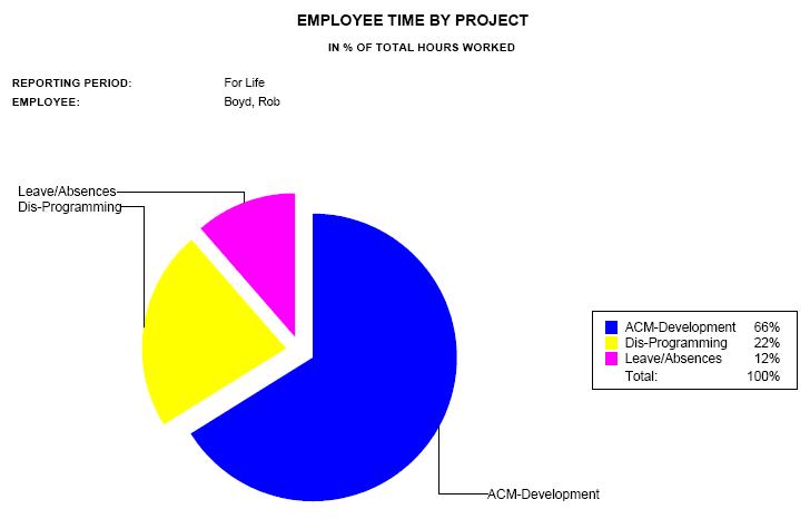 Employee Time by Project